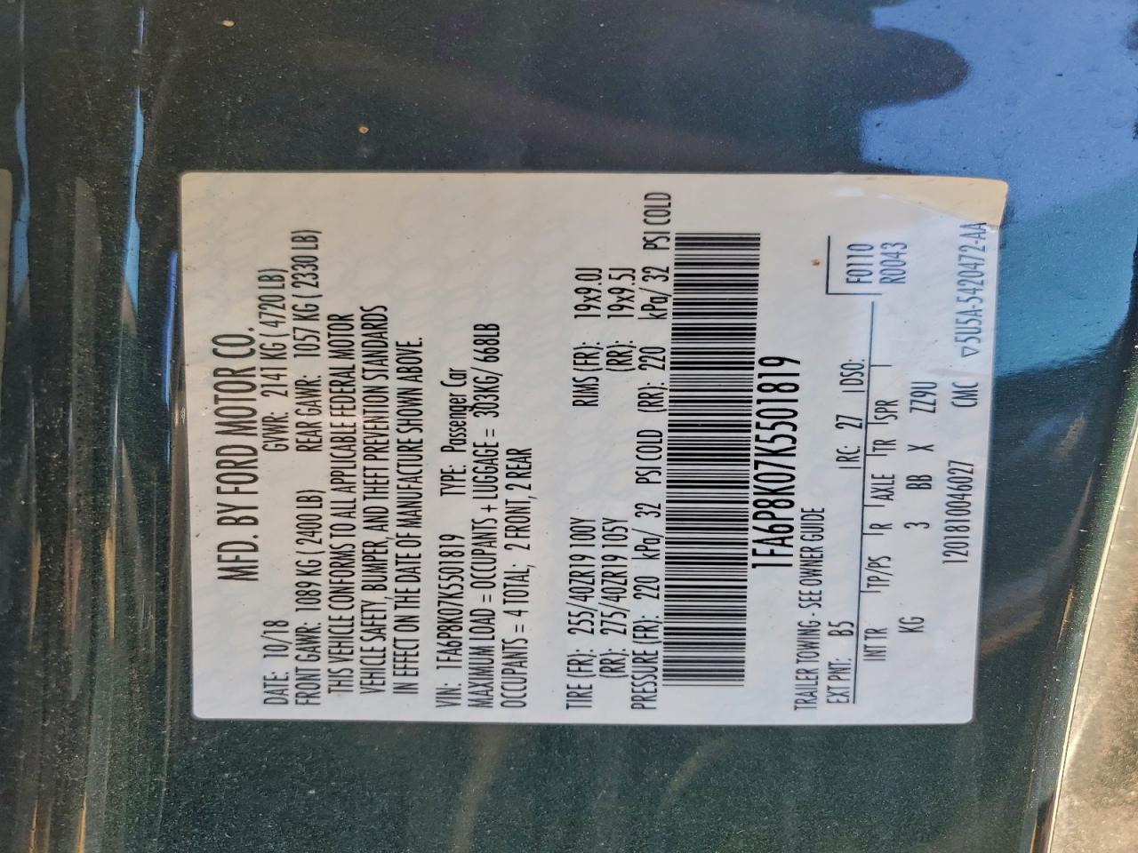 Ford Mustang Bullitt Image 12