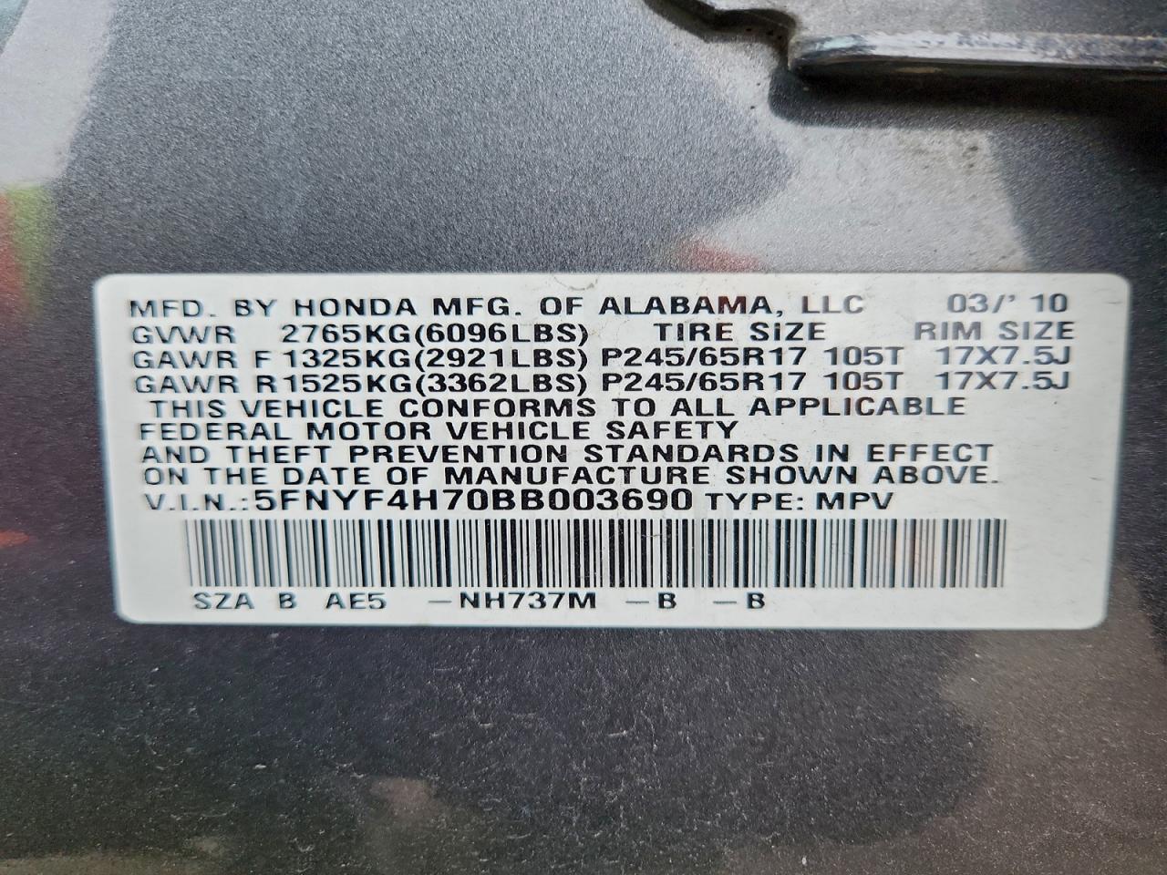 Honda Pilot Exln Image 6