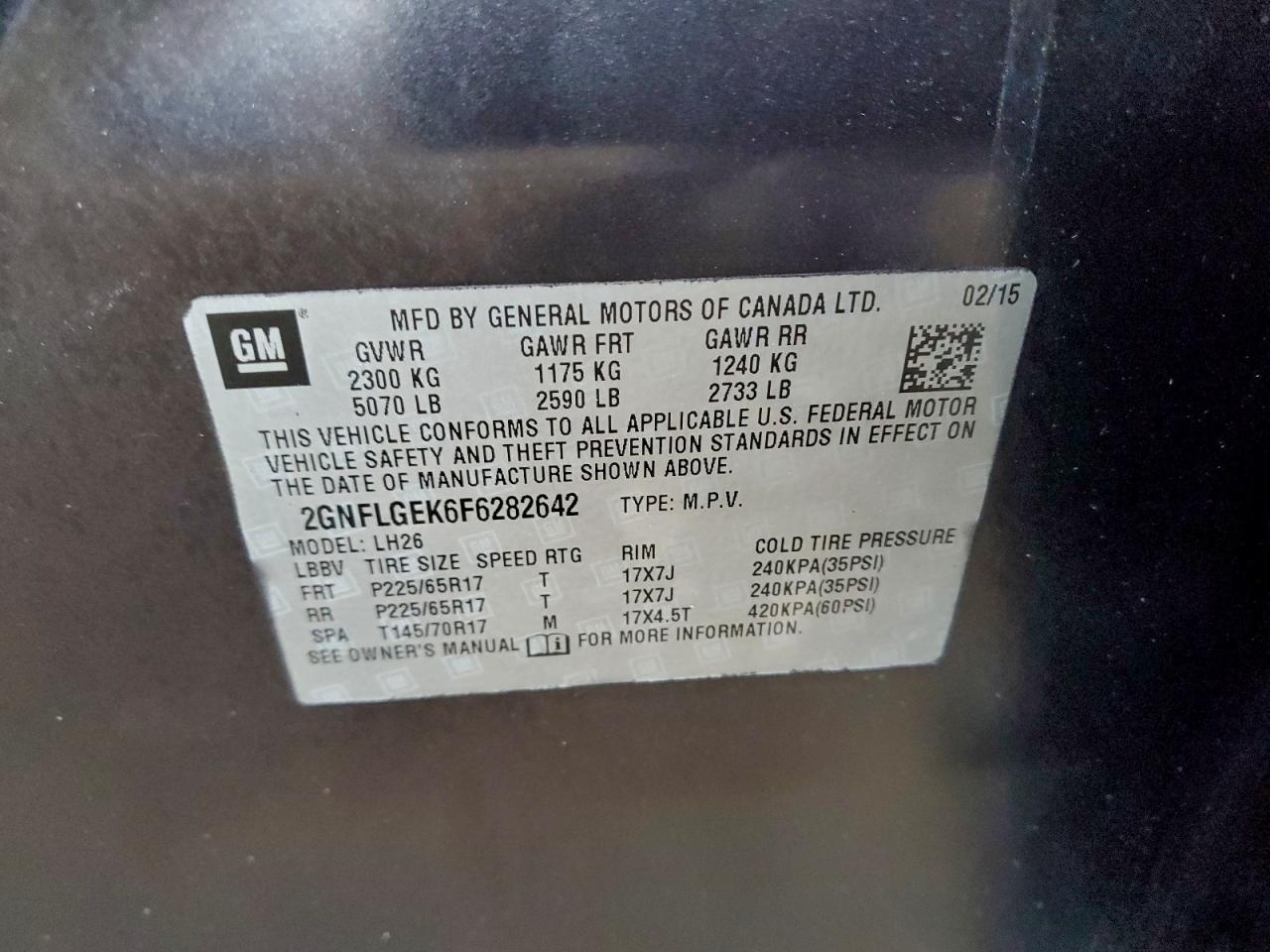 Chevrolet Equinox Lt Image 12