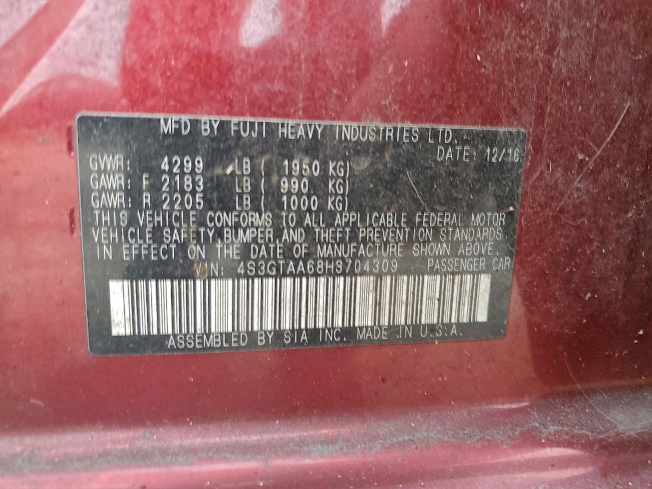 Subaru Impreza Image 9